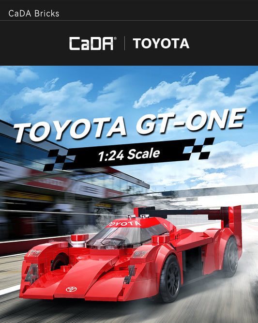 CaDA 1:24 Toyota GT-One Racing Car C55040W - front