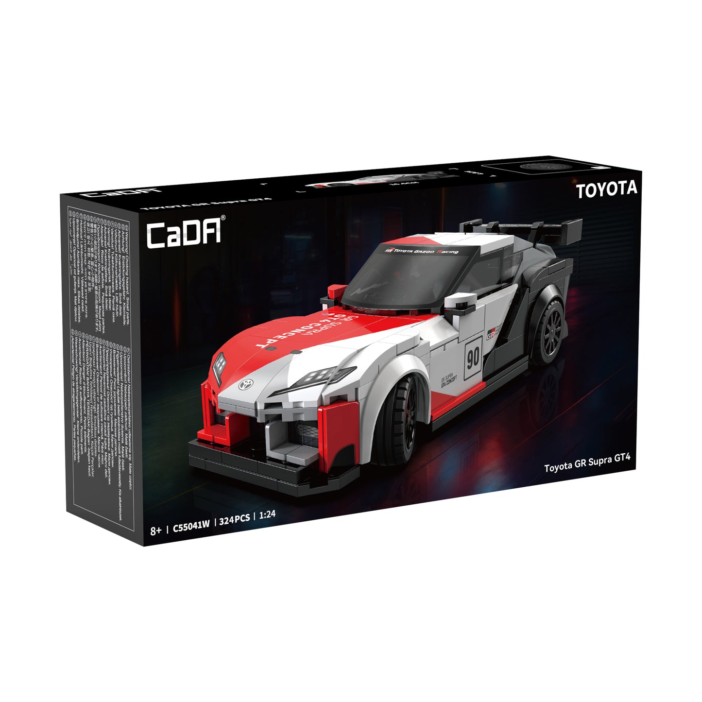 CaDA 1:24 Mini Cars - 1:24 Toyota GR Supra GT4 Cars - 324 pcs - C55041W