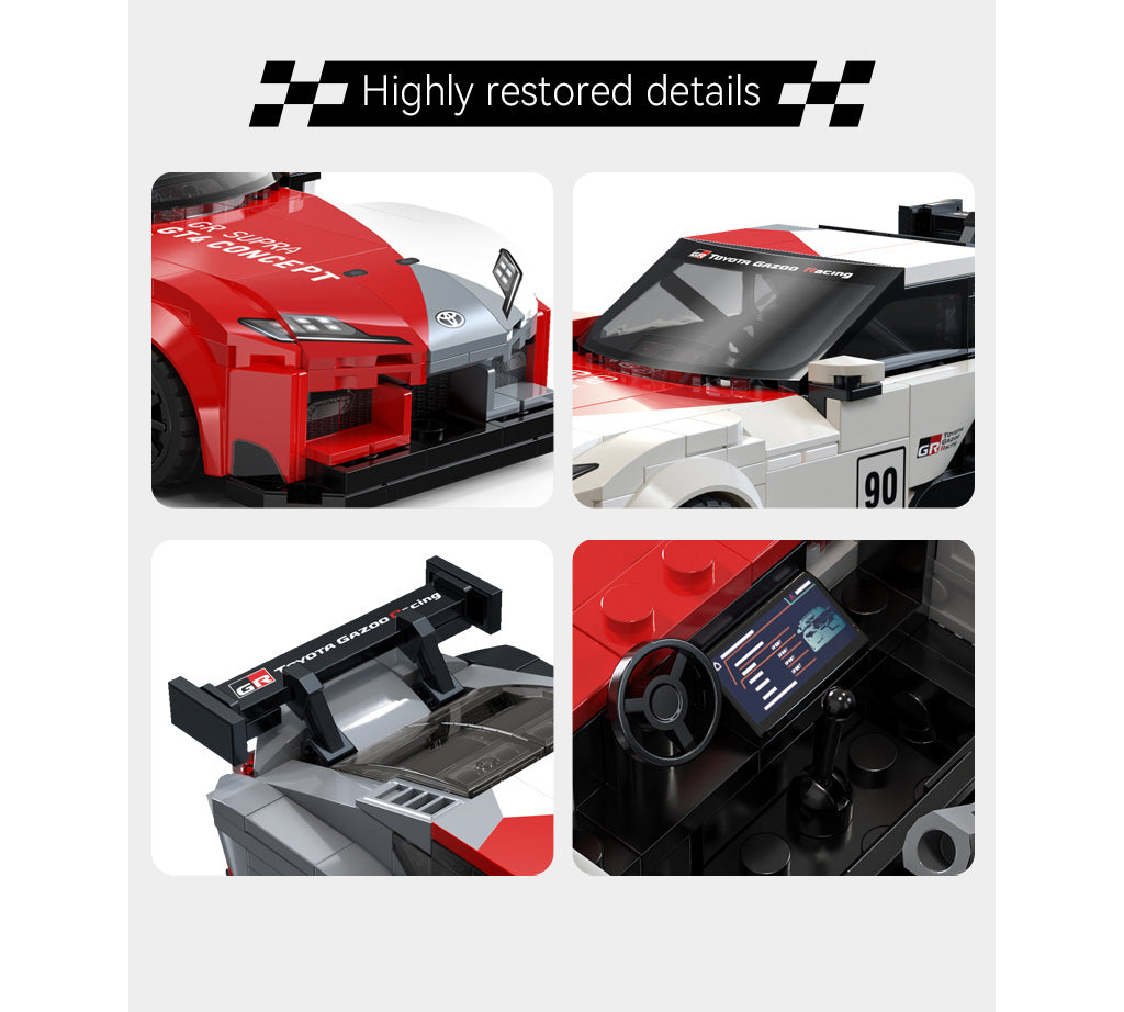 CaDA 1:24 Mini Cars - 1:24 Toyota GR Supra GT4 Cars - 324 pcs - C55041W