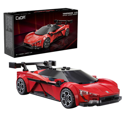 CaDA 1/24 Mini Cars - 1:24 BYD Yangwang U9 Electric Super Coupé - 291 pcs C55045W