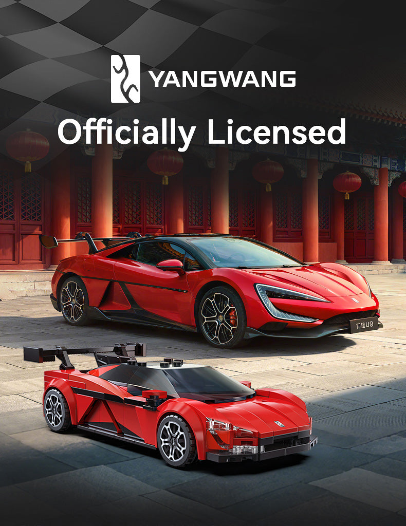 CaDA 1/24 Mini Cars - 1:24 BYD Yangwang U9 Electric Super Coupé - 291 pcs C55045W