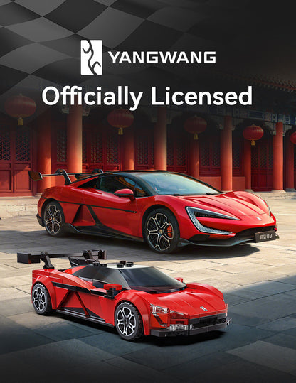 CaDA 1/24 Mini Cars - 1:24 BYD Yangwang U9 Electric Super Coupé - 291 pcs C55045W