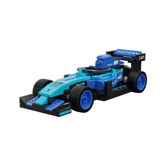 CaDA 1:32 Cars - Blue Circuit Racing Cars - 123 pcs - C55068W