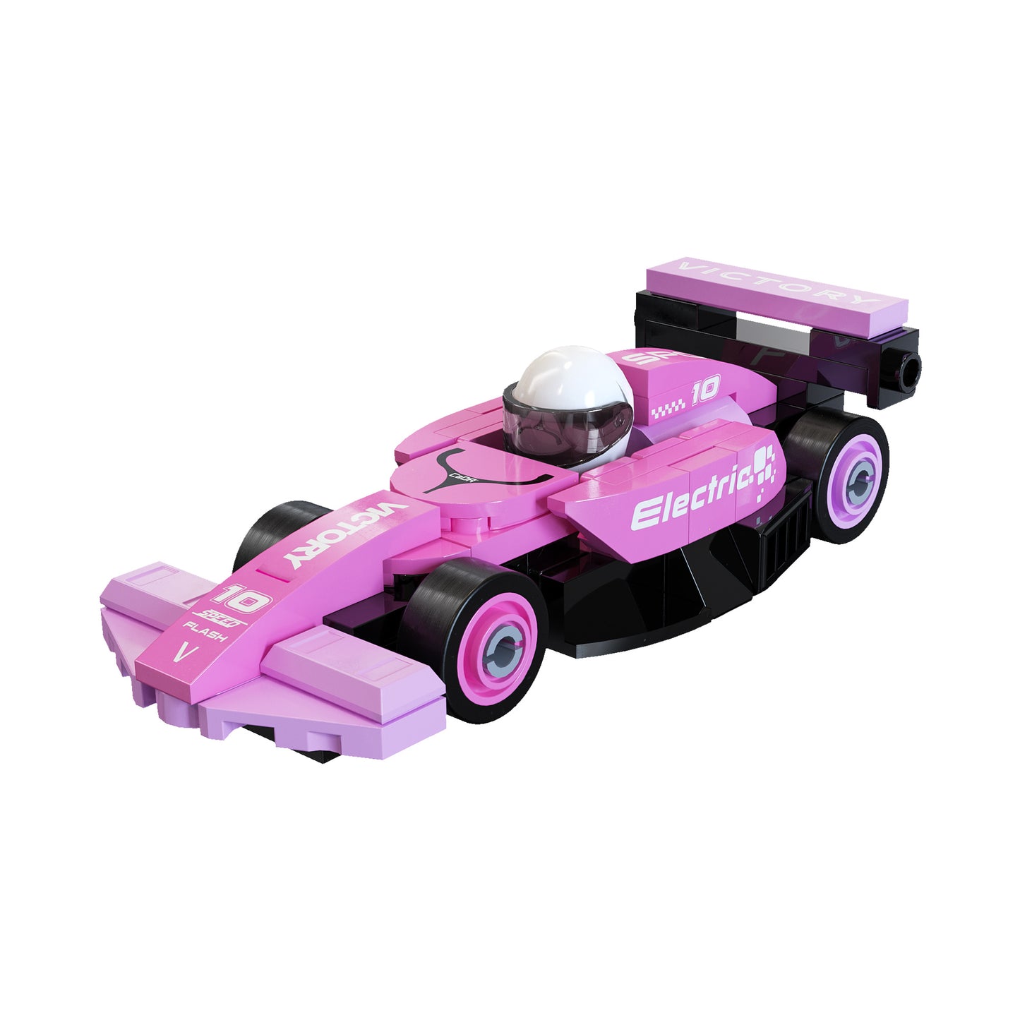 CaDA 1:48 Mini Cars - Mini Pink Circuit Racing Cars - 70 pcs - C55104W