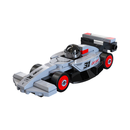 CaDA 1:48 Mini Cars - Mini Grey Circuit Racing Cars - 70 pcs - C55108W