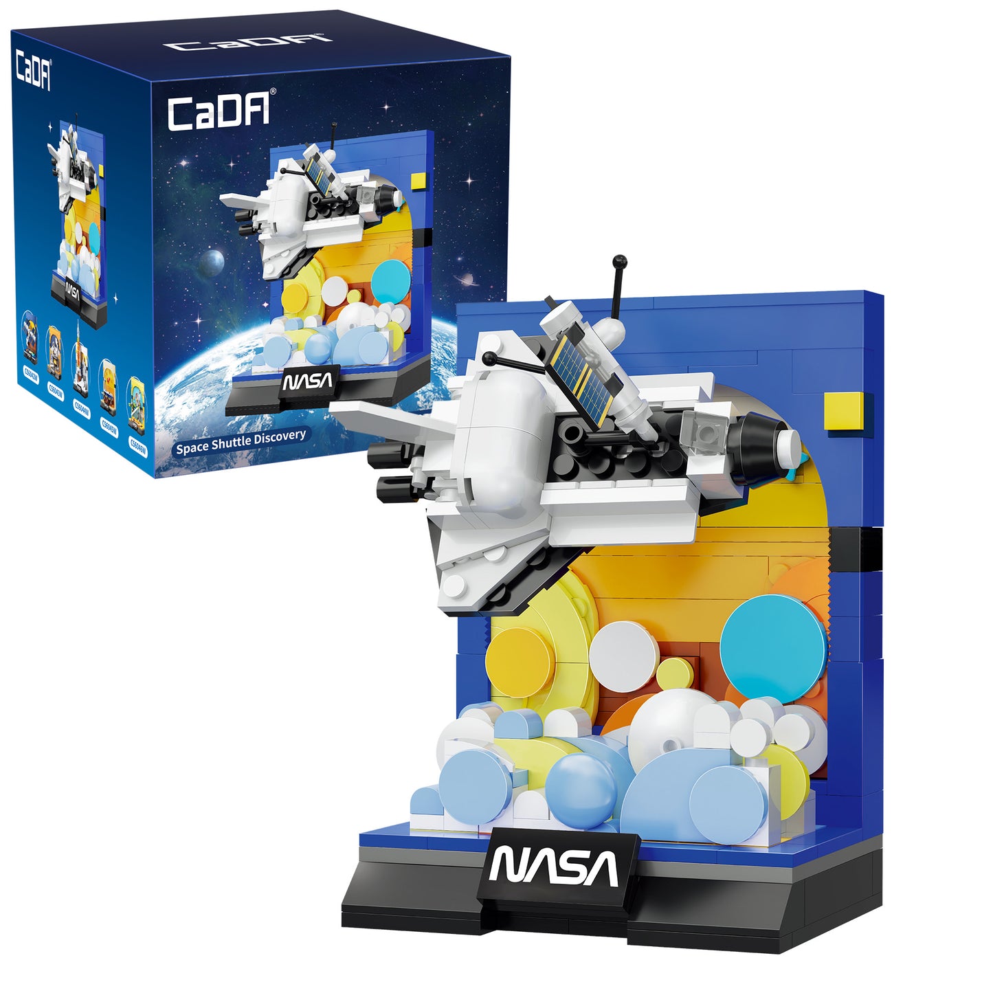 CaDA Space & Robot - Space Shuttle Discovery - 250 pcs - C56041W