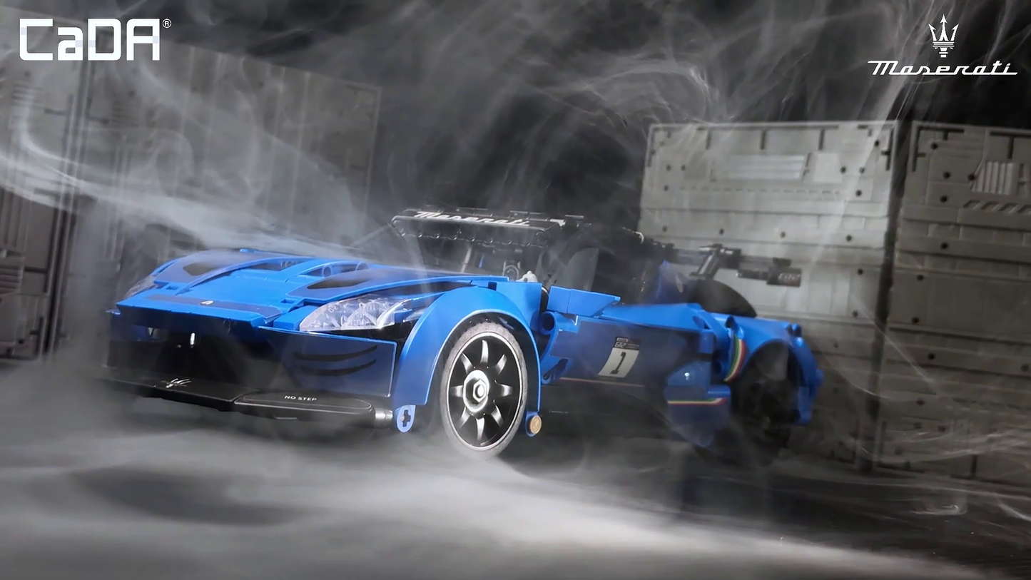 CaDA 1/10 Cars - 1:14 Maserati MC20 GT2 Race Car - 549 pcs C57013W