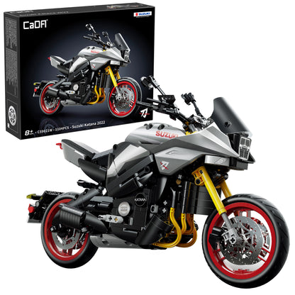 CaDA Bikes - 1:6 Suzuki Katana Motorbike - 1104 pcs - C59021W