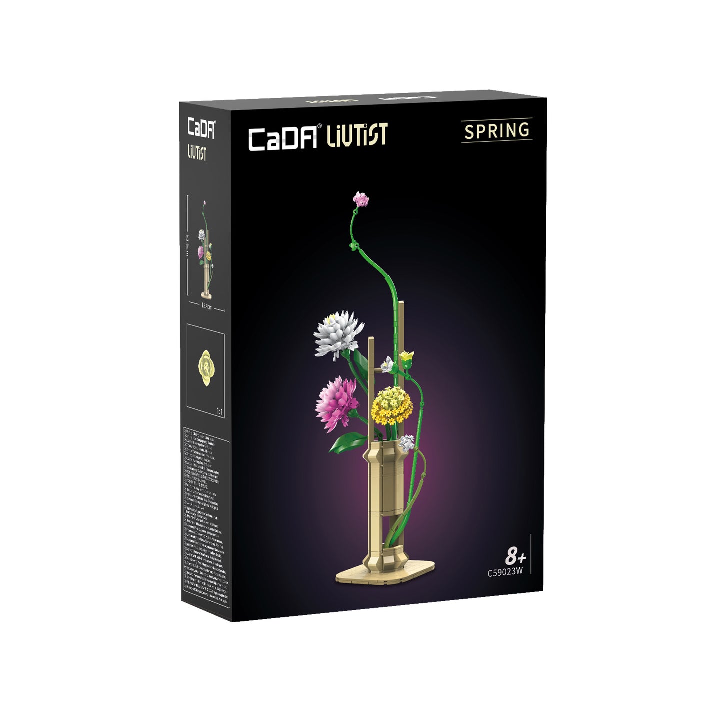 CaDA Creative - Oriental Floral Art: Spring - 613 pcs - C59023W