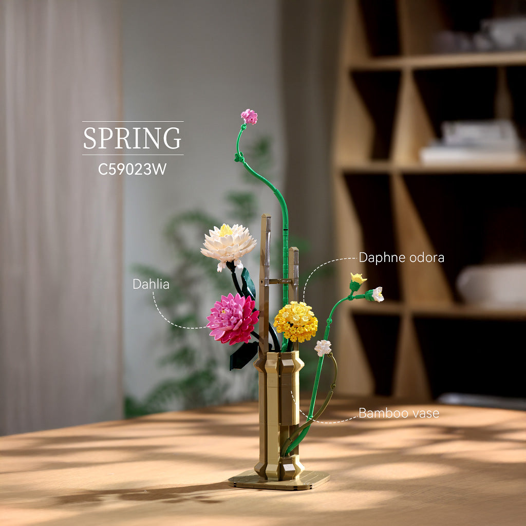 CaDA Creative - Oriental Floral Art: Spring - 613 pcs - C59023W