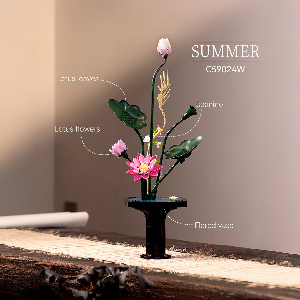 CaDA Creative - Oriental Floral Art: Summer - 751 pcs - C59024W