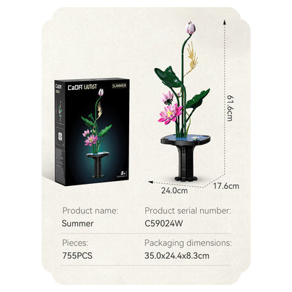 CaDA Creative - Oriental Floral Art: Summer - 751 pcs - C59024W