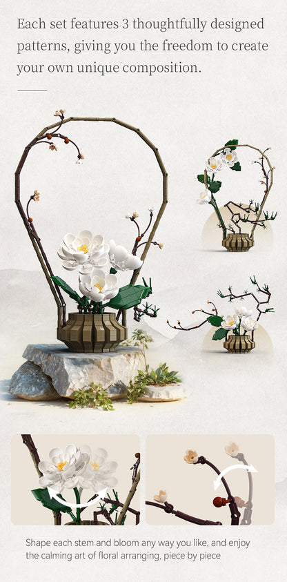 CaDA Creative - Oriental Floral Art: Winter - 990 pcs - C59026W