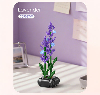 CaDA Creative - Lavender Building Block Planter - 205 pcs C59027W