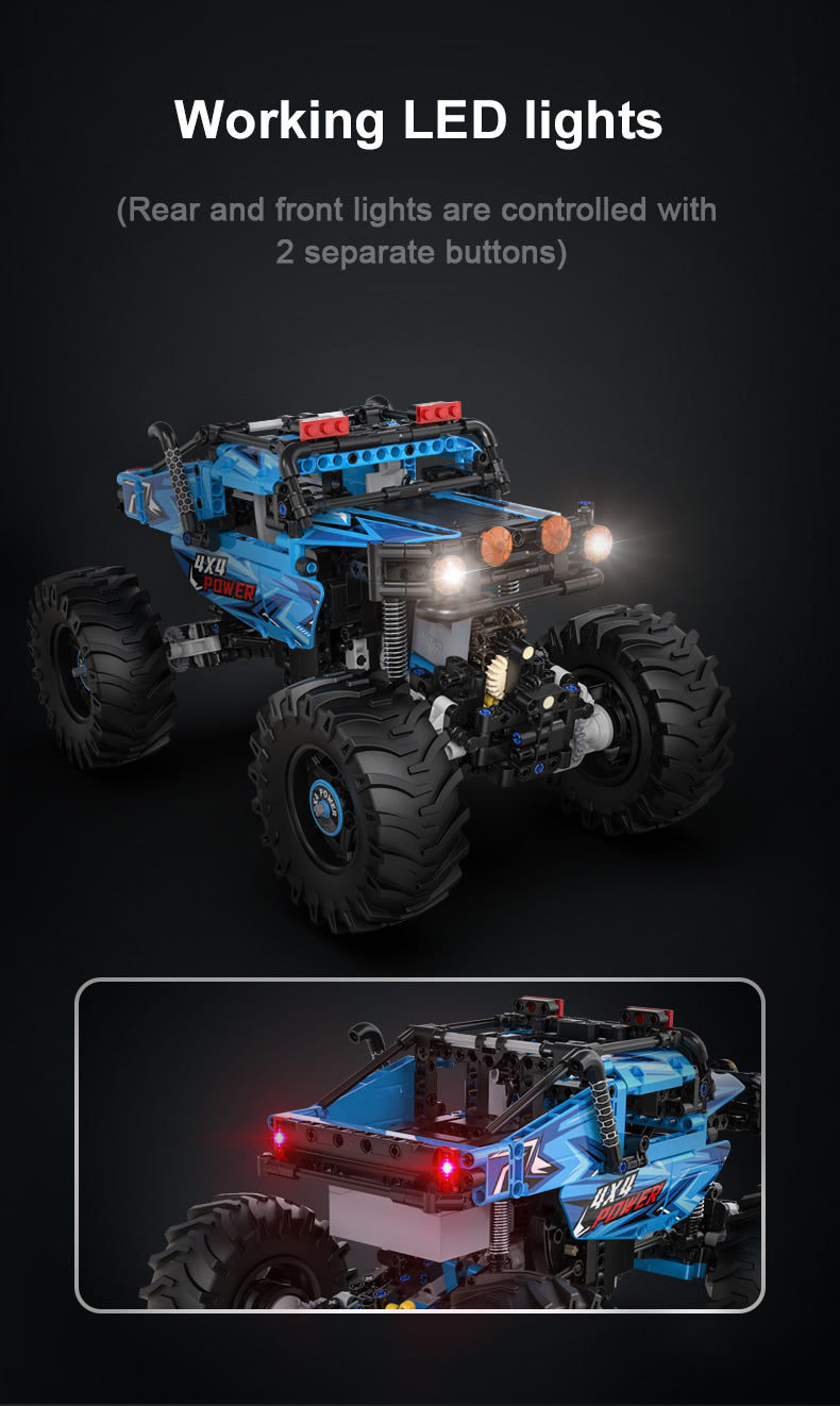 CaDA 1:10 Cars - Monster Climbing Truck - 699 pcs - C61008W