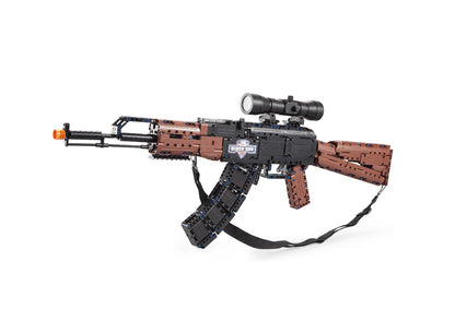 CaDA Gun Series - AK-47 Assault Rifle Brick Model Gun - 738 pcs - C61009W