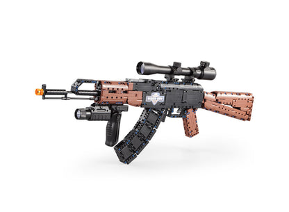 CaDA Gun Series - AK-47 Assault Rifle Brick Model Gun - 738 pcs - C61009W