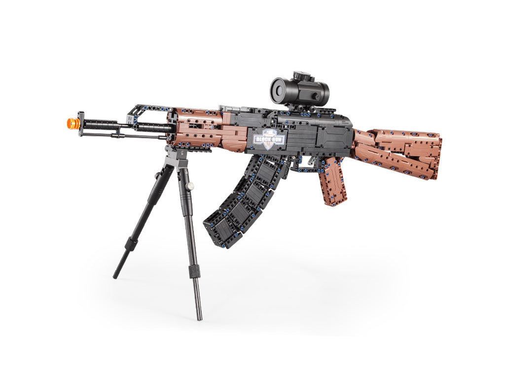 CaDA Gun Series - AK-47 Assault Rifle Brick Model Gun - 738 pcs - C61009W