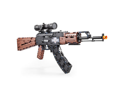 CaDA Gun Series - AK-47 Assault Rifle Brick Model Gun - 738 pcs - C61009W