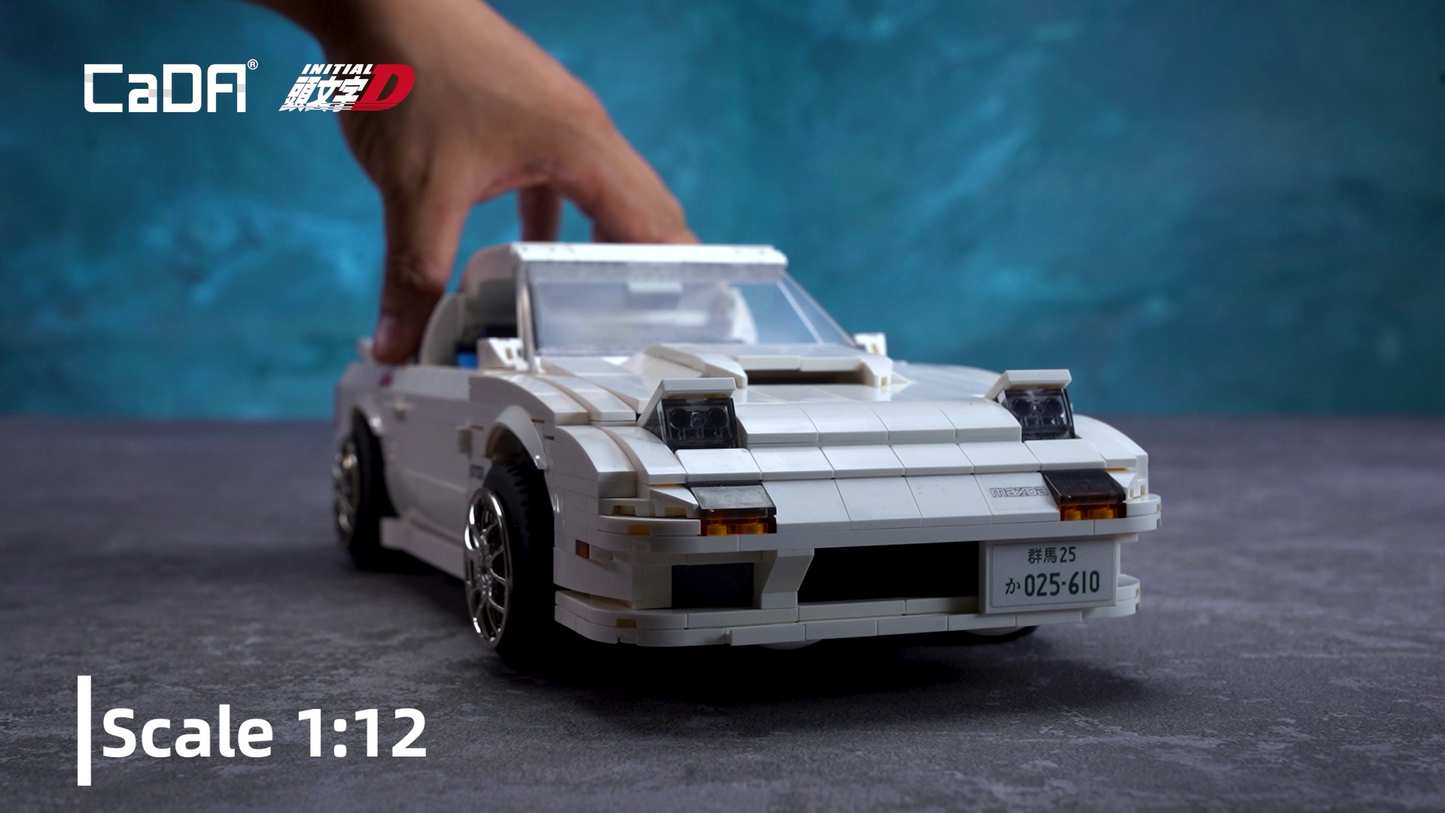 CaDA Initial D Series - Initial D Mazda FC35 RX-7 - 1552 pcs - C61022W