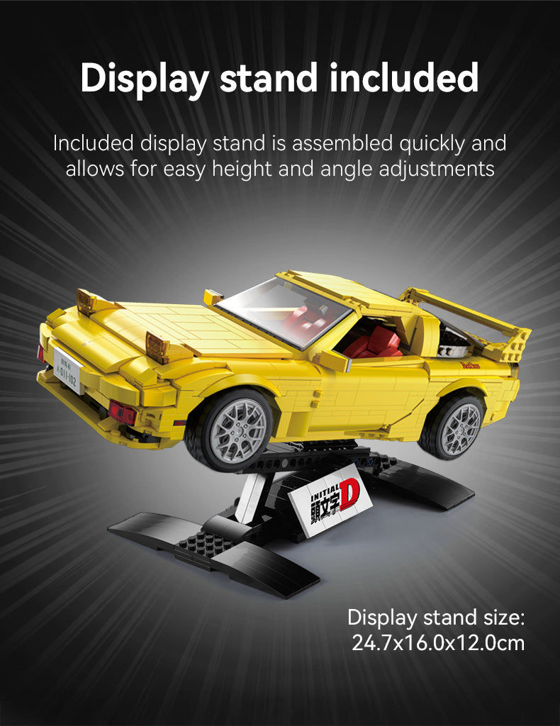 CaDA Initial D Series - Initial D Mazda FD35 RX-7 - 1655 pcs - C61023W