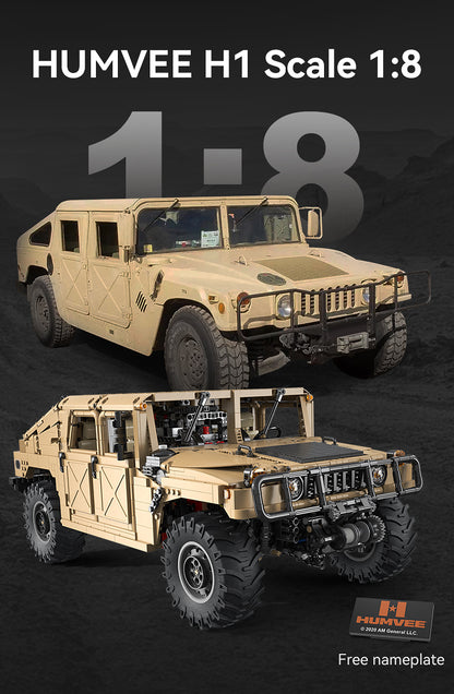 CaDA Military Series - 1:8 HUMVCaDA - 3935 pcs - C61036W