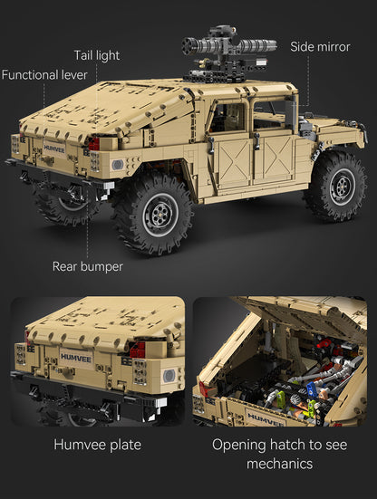 CaDA Military Series - 1:8 HUMVCaDA - 3935 pcs - C61036W