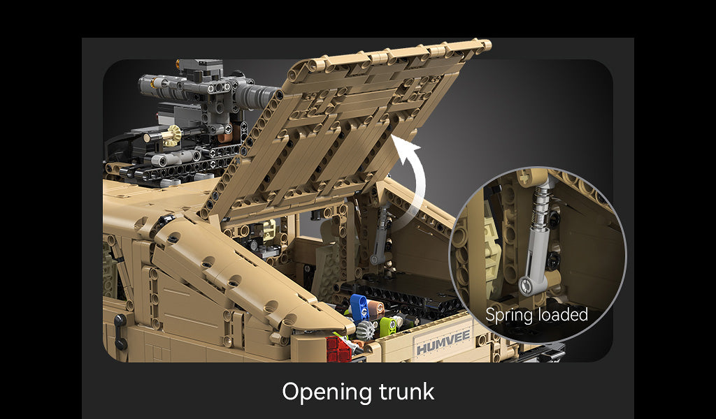 CaDA Military Series - 1:8 HUMVCaDA - 3935 pcs - C61036W