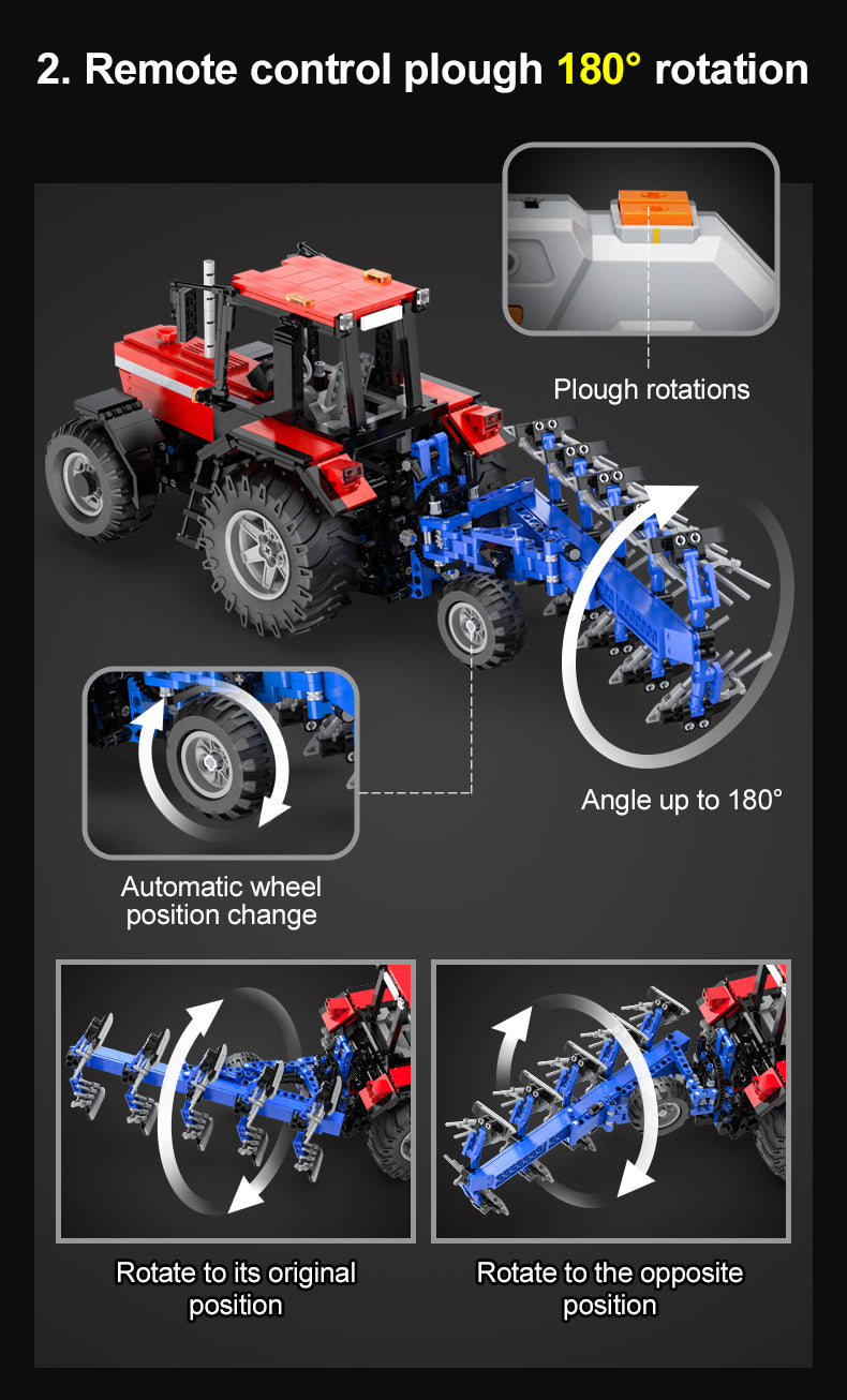 CaDA Master Series - Multi-Function Farm Tractor - 1675 pcs - C61052W