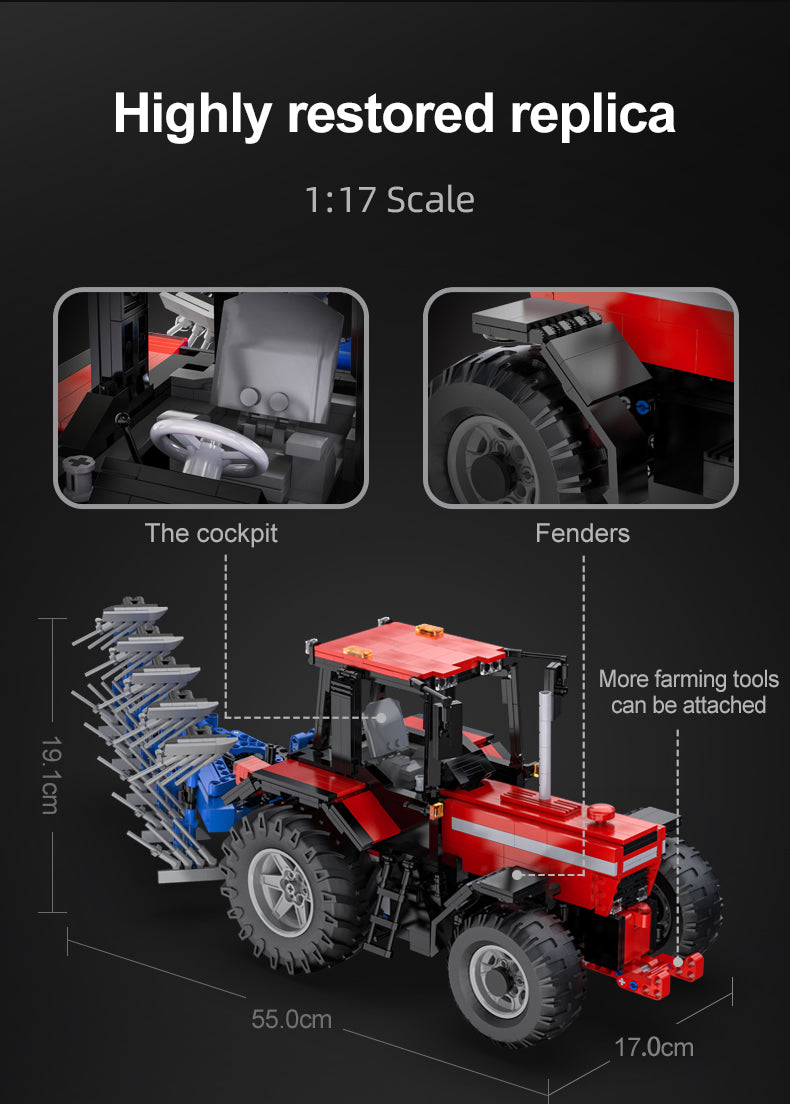 CaDA Master Series - Multi-Function Farm Tractor - 1675 pcs - C61052W
