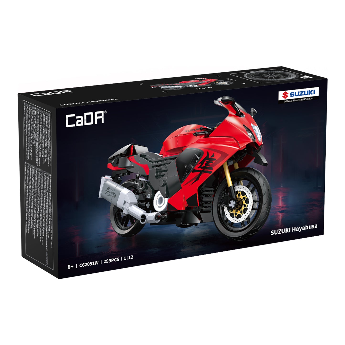 CaDA Bikes - 1:12 Suzuki Hayabusa Motorbike - 299 pcs - C62051W