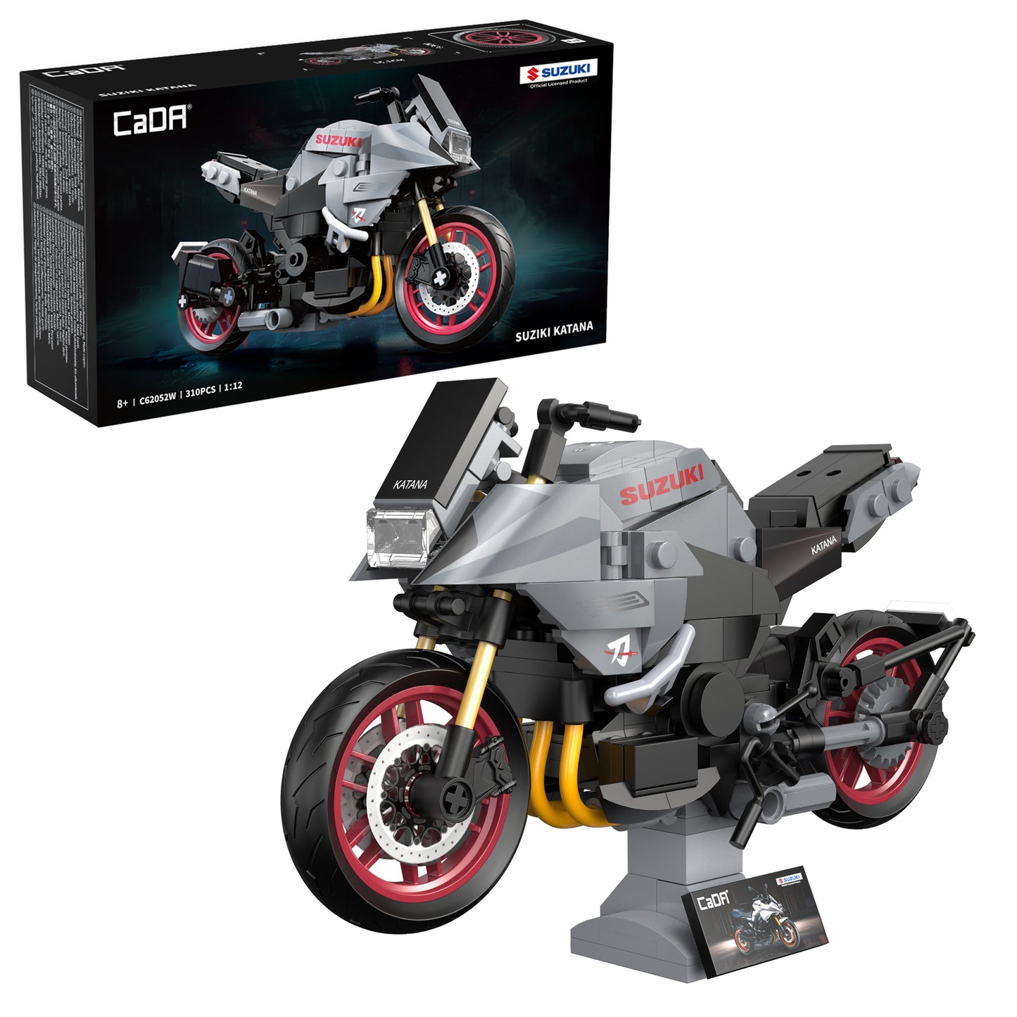 CaDA Bikes - 1:12 Suzuki Katana Motorbike - 310 pcs - C62052W