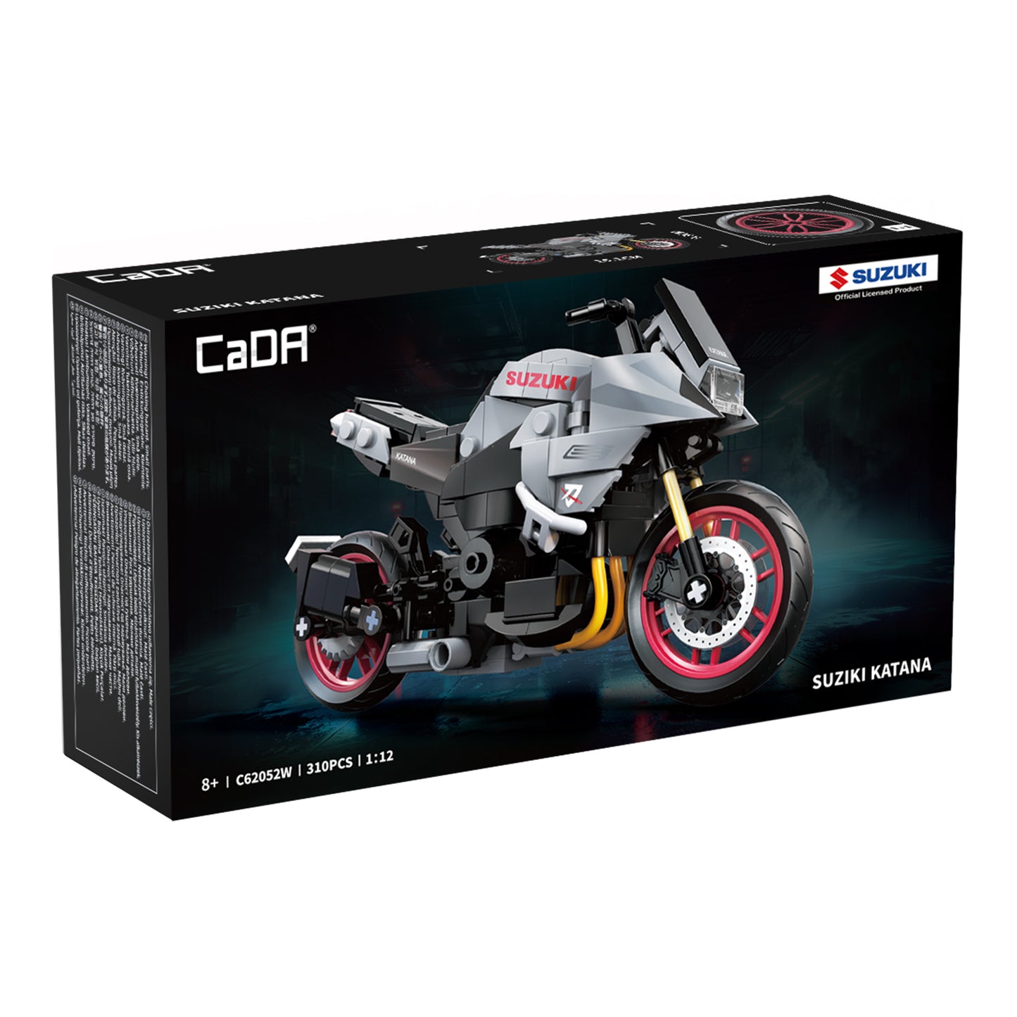 CaDA Bikes - 1:12 Suzuki Katana Motorbike - 310 pcs - C62052W