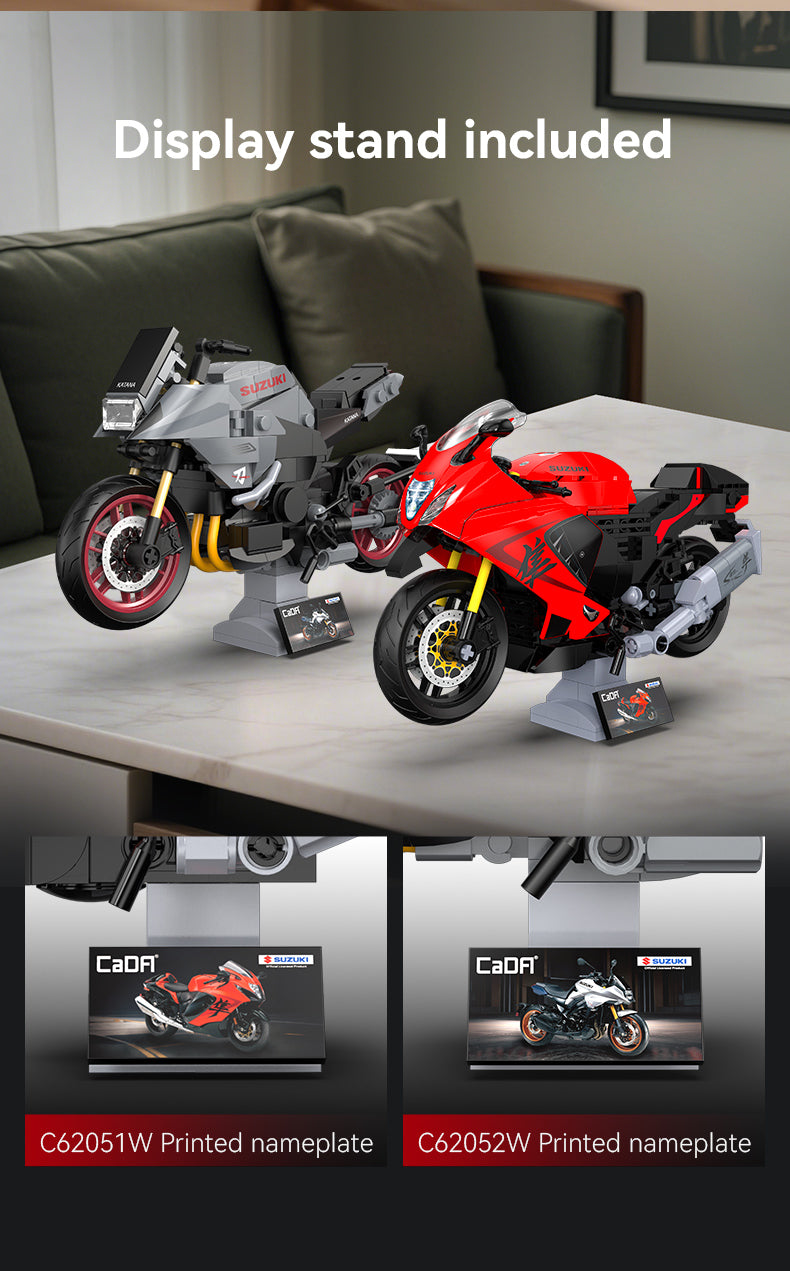 CaDA Bikes - 1:12 Suzuki Katana Motorbike - 310 pcs - C62052W