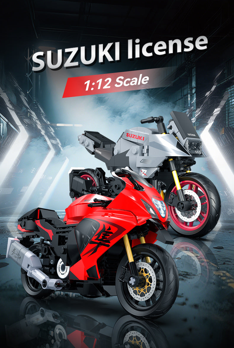 CaDA Bikes - 1:12 Suzuki Katana Motorbike - 310 pcs - C62052W
