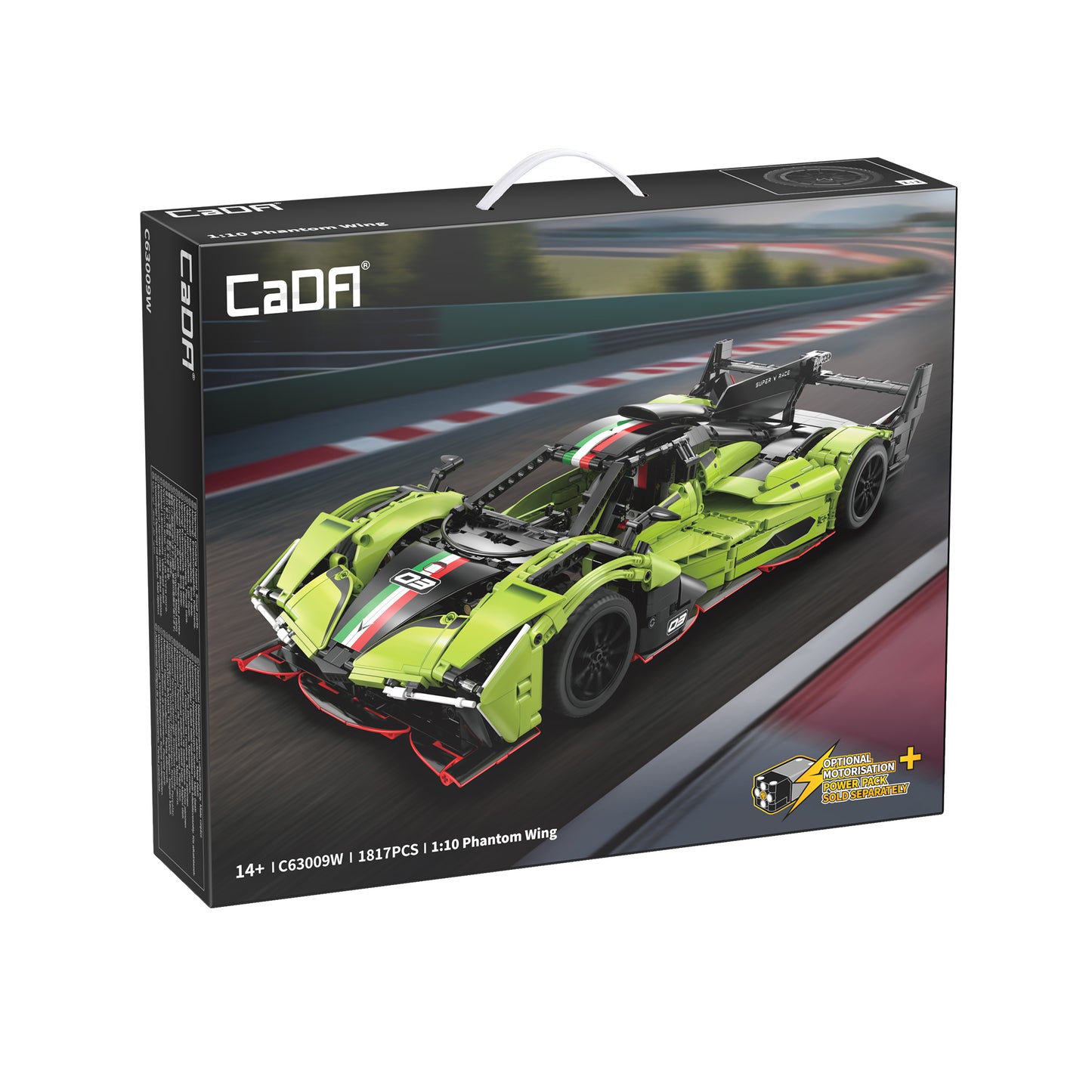 CaDA 1:10 Cars - 1:10 Phantom Wing - 1817 pcs - C63009W