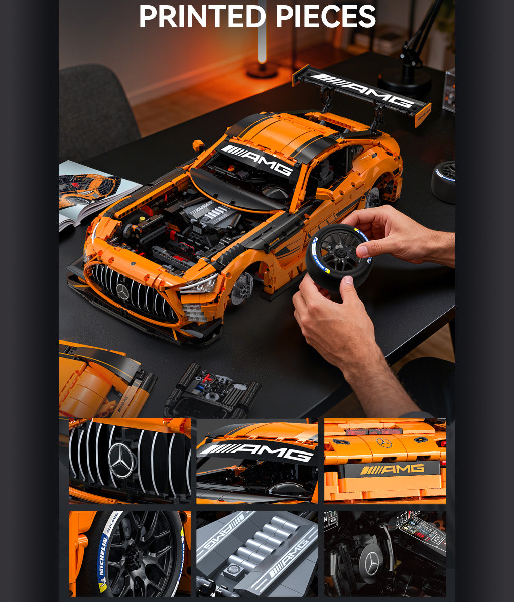 CaDA 1:8 Cars - 1:8 Mercedes-AMG GT3 - 5466 pcs - C64008W