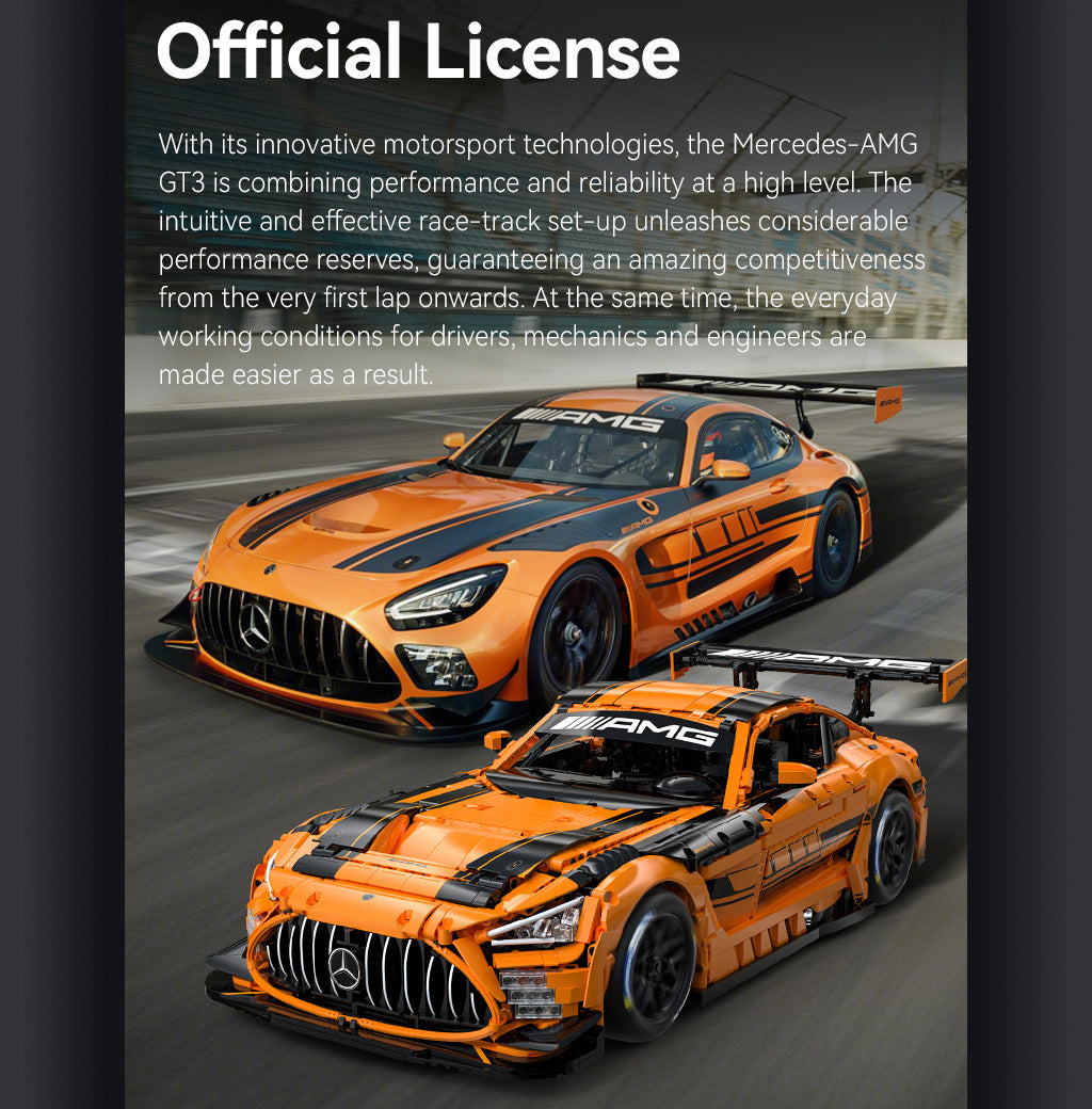 CaDA 1:8 Cars - 1:8 Mercedes-AMG GT3 - 5466 pcs - C64008W