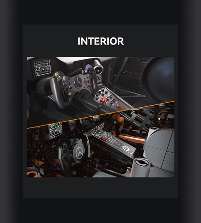 CaDA 1:8 Cars - 1:8 Mercedes-AMG GT3 - 5466 pcs - C64008W