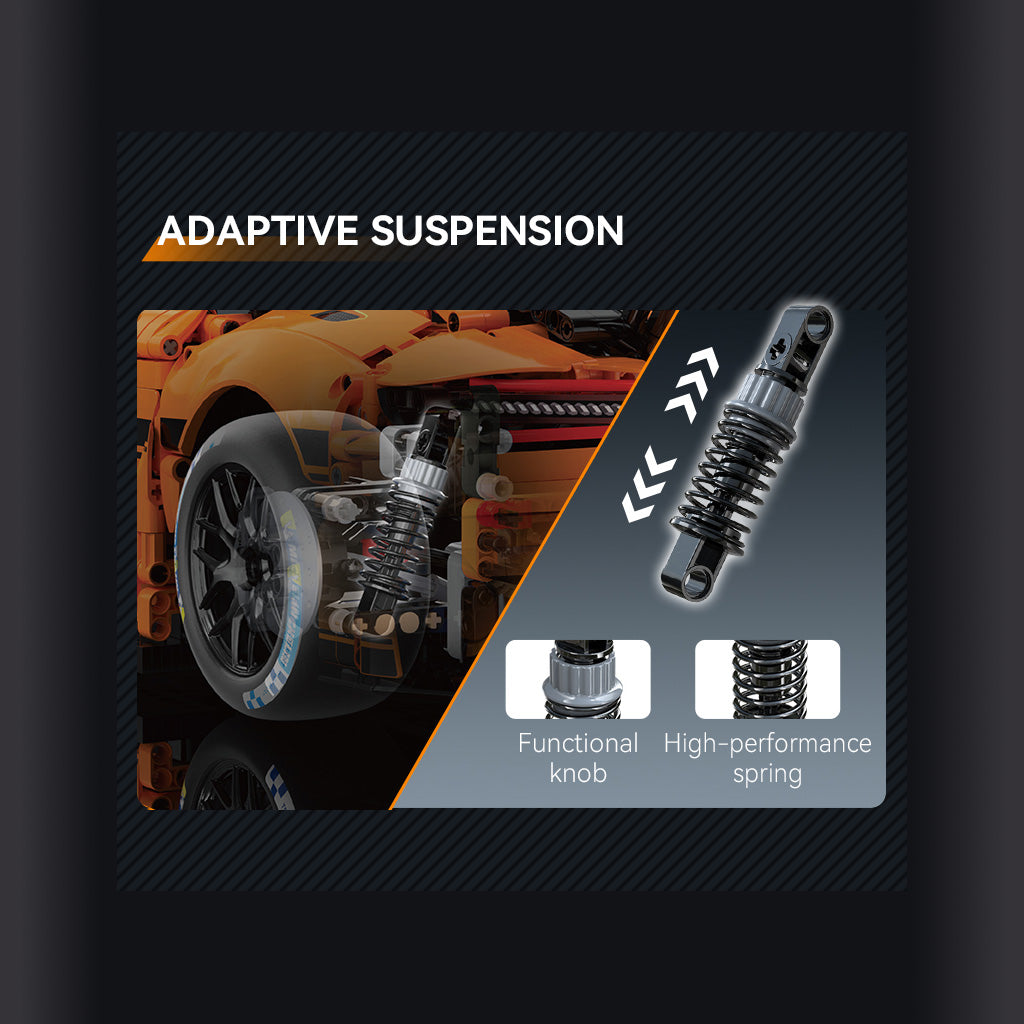 CaDA 1:8 Cars - 1:8 Mercedes-AMG GT3 - 5466 pcs - C64008W