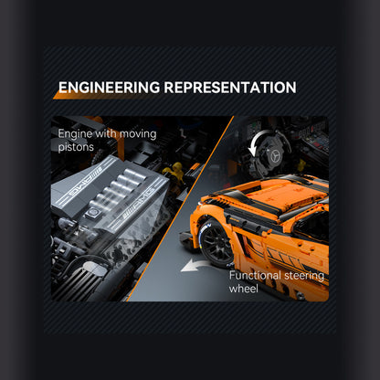 CaDA 1:8 Cars - 1:8 Mercedes-AMG GT3 - 5466 pcs - C64008W