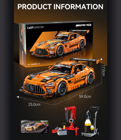 CaDA 1:8 Cars - 1:8 Mercedes-AMG GT3 - 5466 pcs - C64008W
