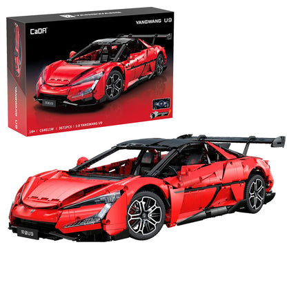 CaDA 1:8 Cars - 1:8 BYD Yangwang U9 Electric Super Coupé - 3671 pcs - C64011W