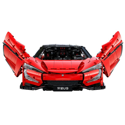CaDA 1:8 Cars - 1:8 BYD Yangwang U9 Electric Super Coupé - 3671 pcs - C64011W