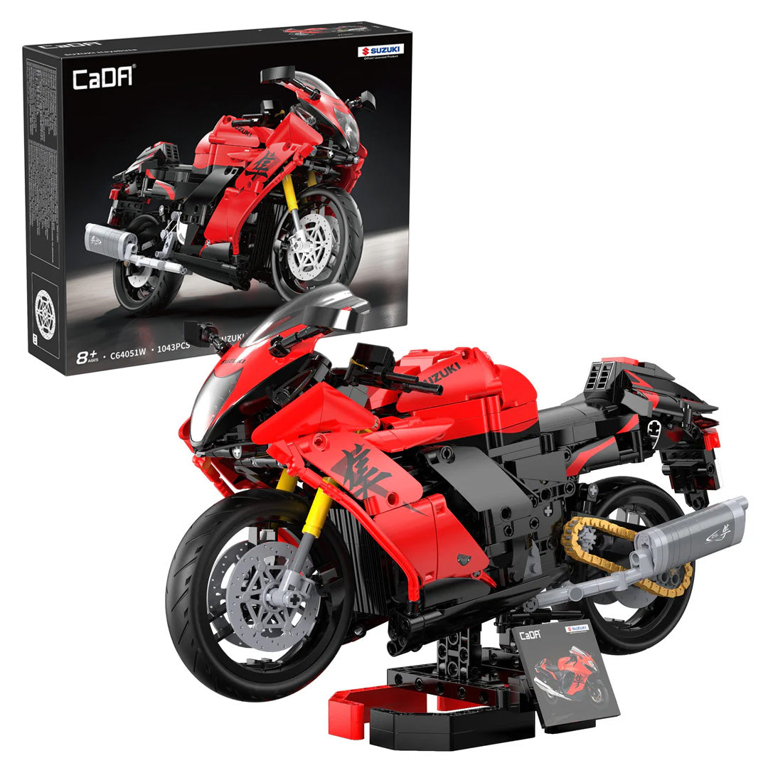 CaDA Bikes - 1:6 Suzuki Hayabusa Motorbike - 1043 pcs - C64051W