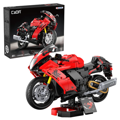 CaDA Bikes - 1:6 Suzuki Hayabusa Motorbike - 1043 pcs - C64051W