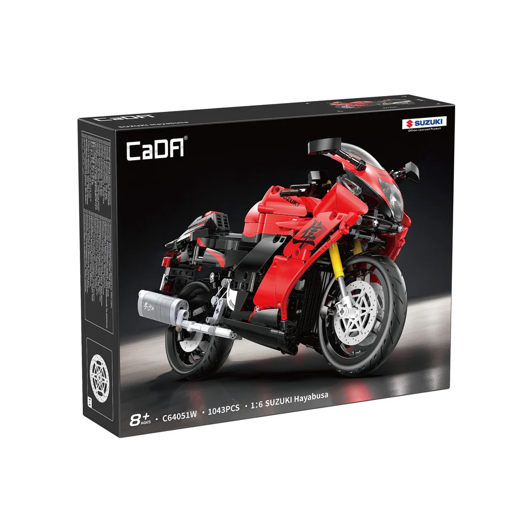CaDA Bikes - 1:6 Suzuki Hayabusa Motorbike - 1043 pcs - C64051W