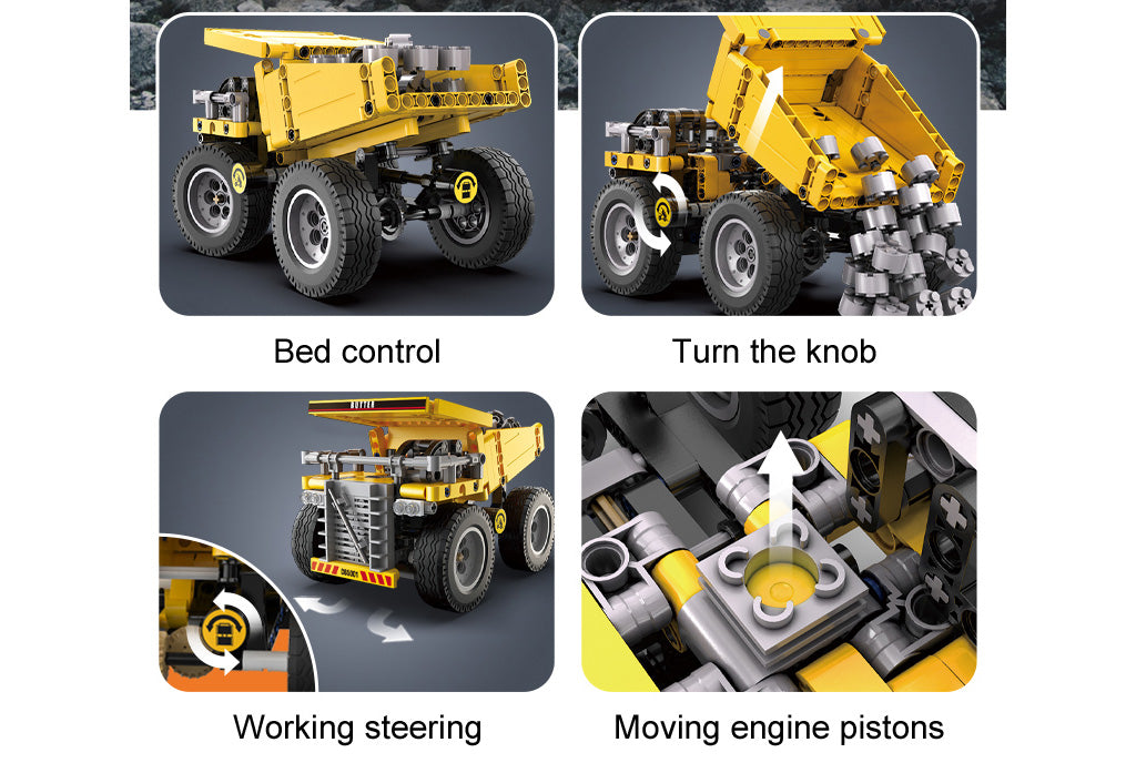 CADA Heavy Equipment - Heavy Duty Haul Truck - 372 pcs C65001W