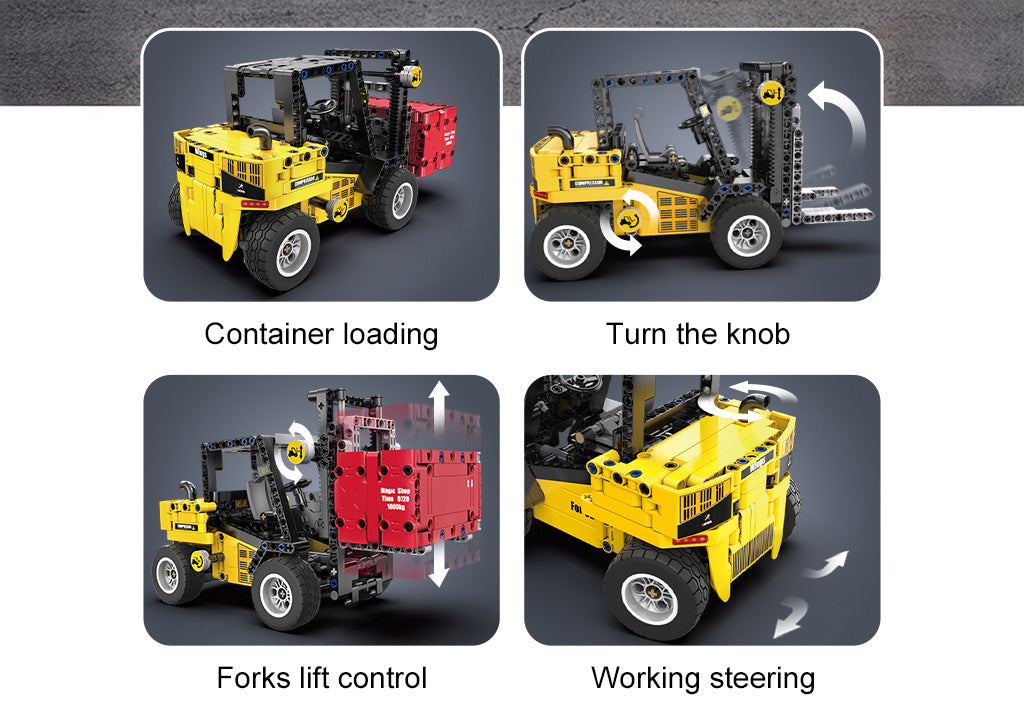 CaDA Farm Series - Forklift Truck - 388 pcs - C65002W