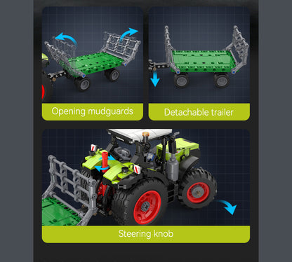 CaDA Farm Series - CLAAS Arion 660 Farm Tractor - 448 pcs - C65015W
